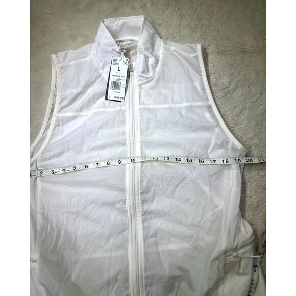 Adidas Vest Mens Medium HIIT Training Vest Green Full-Zip running train IS3699 - Picture 3 of 4